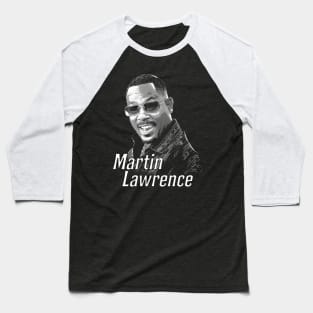 martin lawrence black and white Baseball T-Shirt